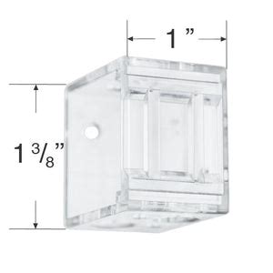 clip in plastic box mounting brackets for 1 mini blinds|inside brackets for mini blinds.